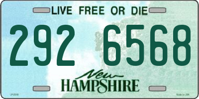 NH license plate 2926568