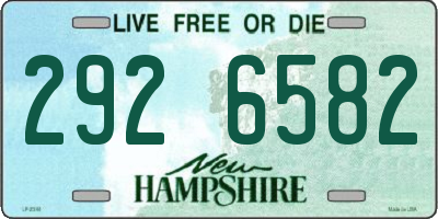 NH license plate 2926582
