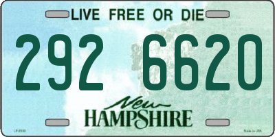 NH license plate 2926620
