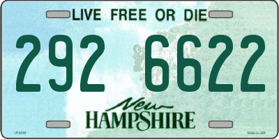 NH license plate 2926622