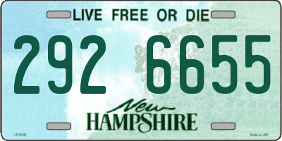 NH license plate 2926655