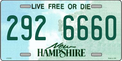 NH license plate 2926660