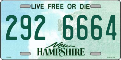 NH license plate 2926664