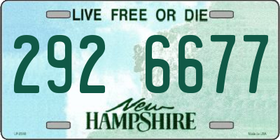 NH license plate 2926677