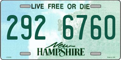 NH license plate 2926760