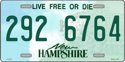 NH license plate 2926764