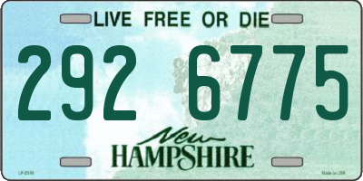 NH license plate 2926775