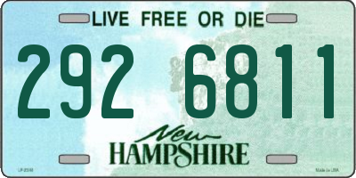 NH license plate 2926811