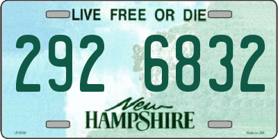 NH license plate 2926832