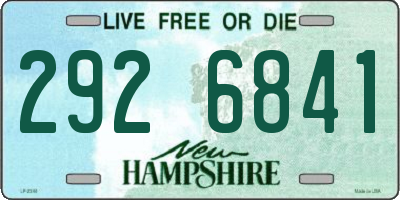 NH license plate 2926841
