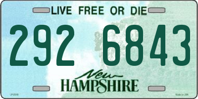NH license plate 2926843