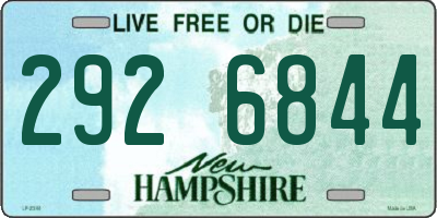 NH license plate 2926844