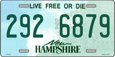 NH license plate 2926879