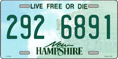 NH license plate 2926891