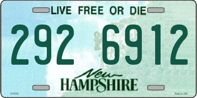 NH license plate 2926912