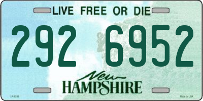 NH license plate 2926952