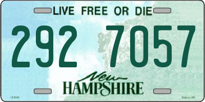 NH license plate 2927057