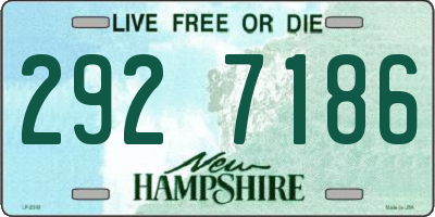 NH license plate 2927186