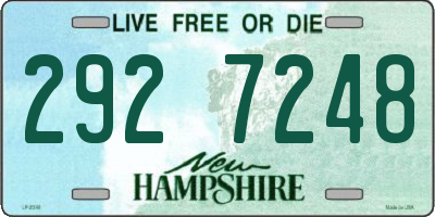 NH license plate 2927248