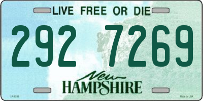 NH license plate 2927269