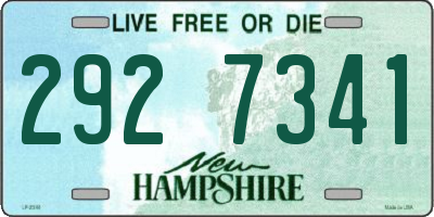 NH license plate 2927341