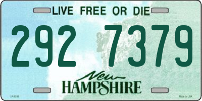 NH license plate 2927379