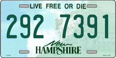 NH license plate 2927391