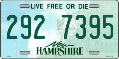 NH license plate 2927395