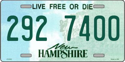 NH license plate 2927400