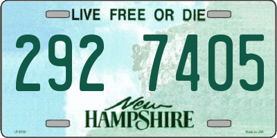 NH license plate 2927405