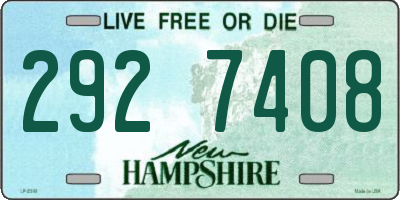 NH license plate 2927408