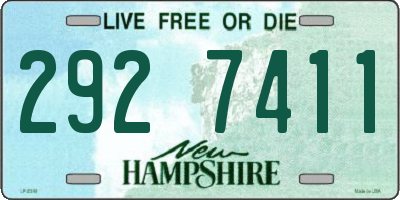 NH license plate 2927411