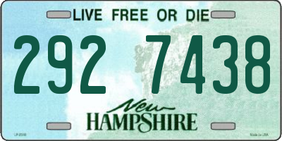 NH license plate 2927438