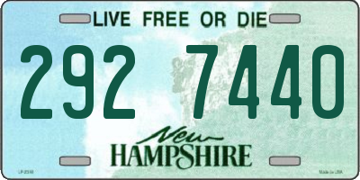 NH license plate 2927440