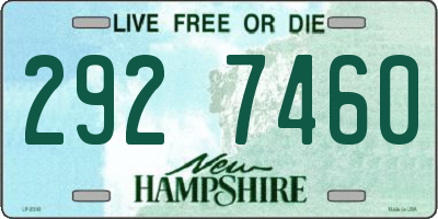 NH license plate 2927460