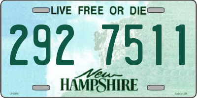 NH license plate 2927511