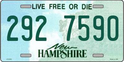 NH license plate 2927590