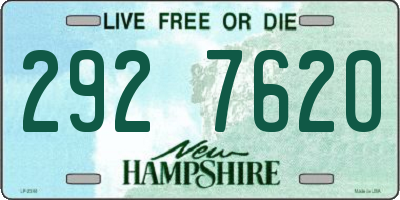 NH license plate 2927620