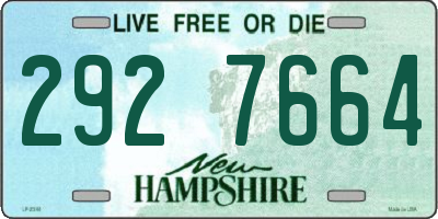 NH license plate 2927664