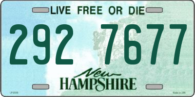 NH license plate 2927677