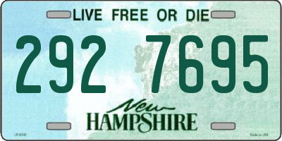 NH license plate 2927695