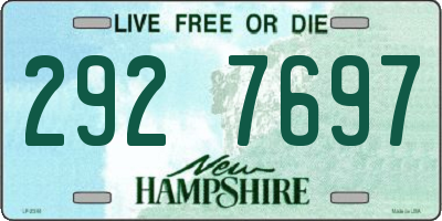 NH license plate 2927697