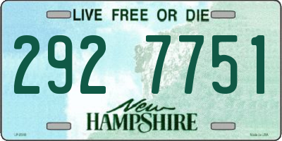 NH license plate 2927751