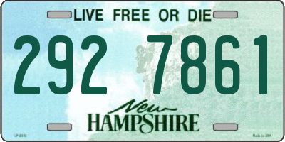 NH license plate 2927861
