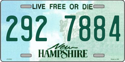 NH license plate 2927884