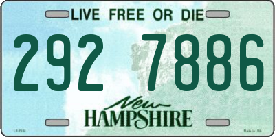 NH license plate 2927886