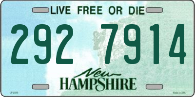 NH license plate 2927914