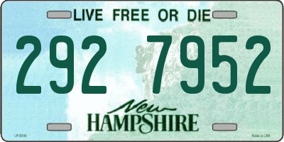 NH license plate 2927952