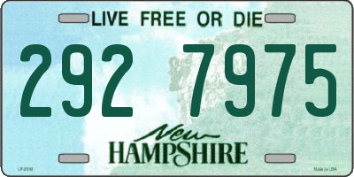 NH license plate 2927975