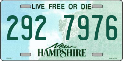 NH license plate 2927976